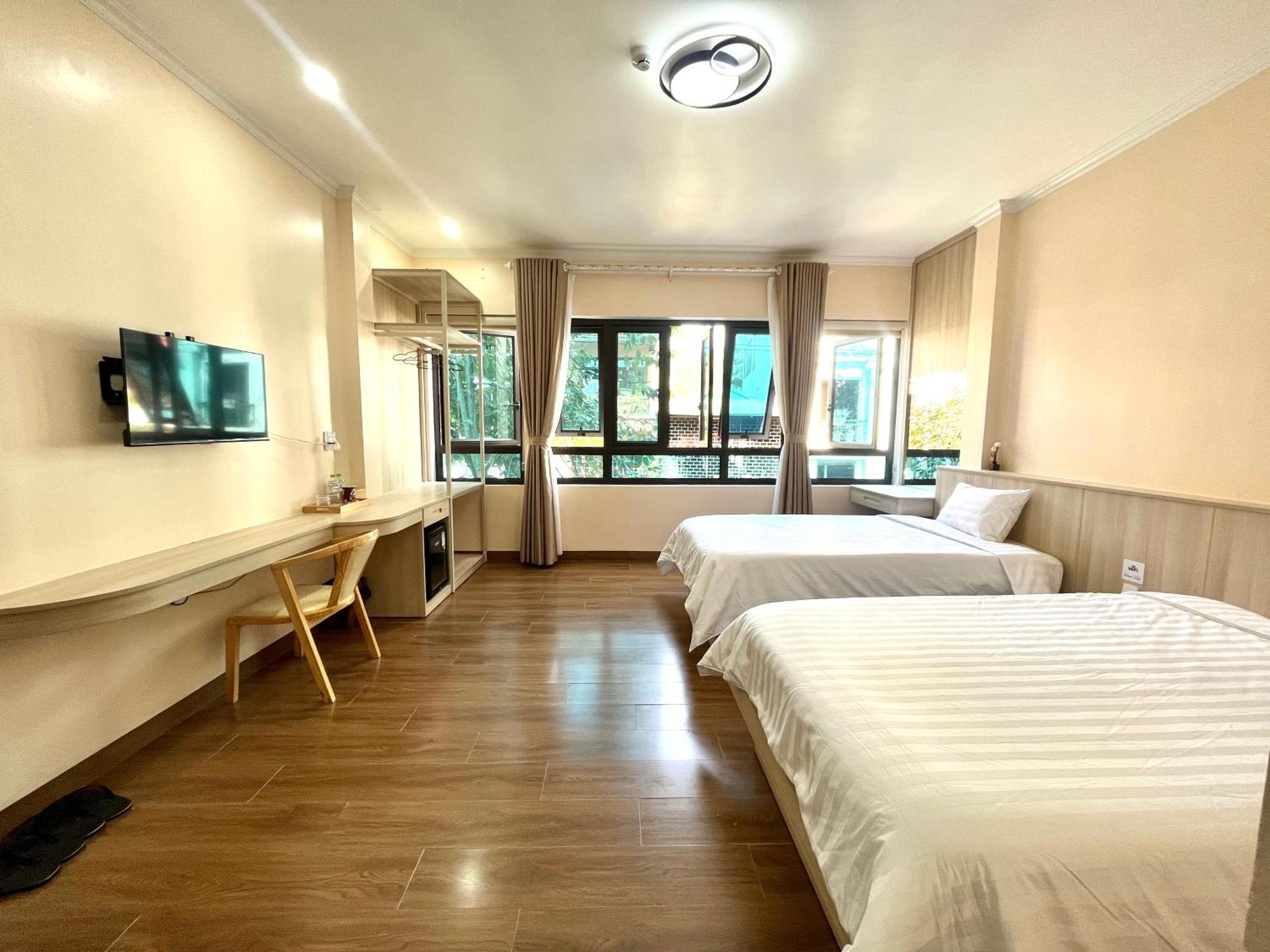 Vuon Cam Hotel Cao Bang Exterior photo