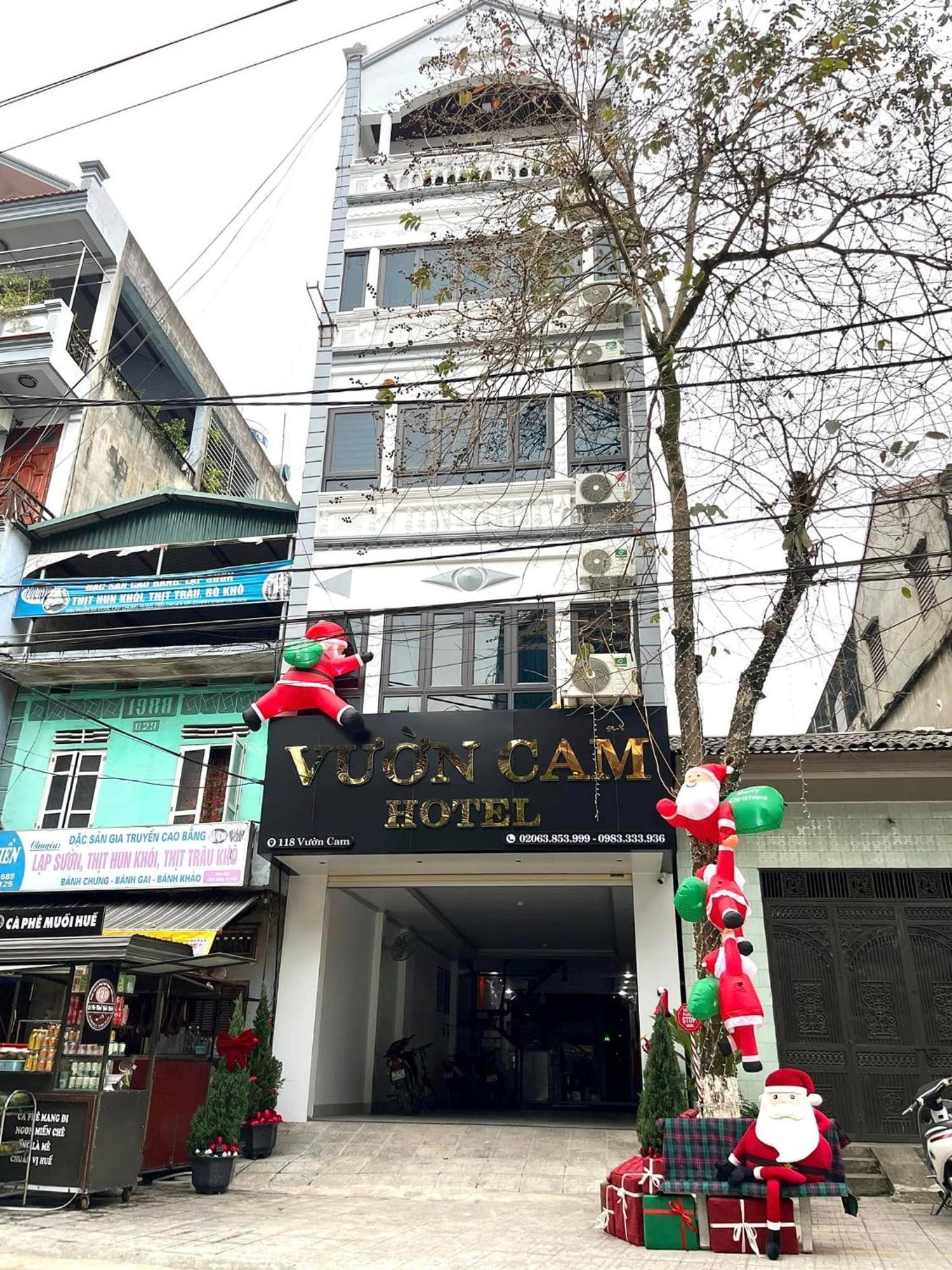 Vuon Cam Hotel Cao Bang Exterior photo